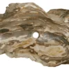 30.5" Petrified Wood Stone Vessel Sink, Brown, Taupe
