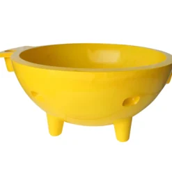 ALFI brand 63" Acrylic Free Standing Circle Bathtub, Yellow, FireHotTub-YE