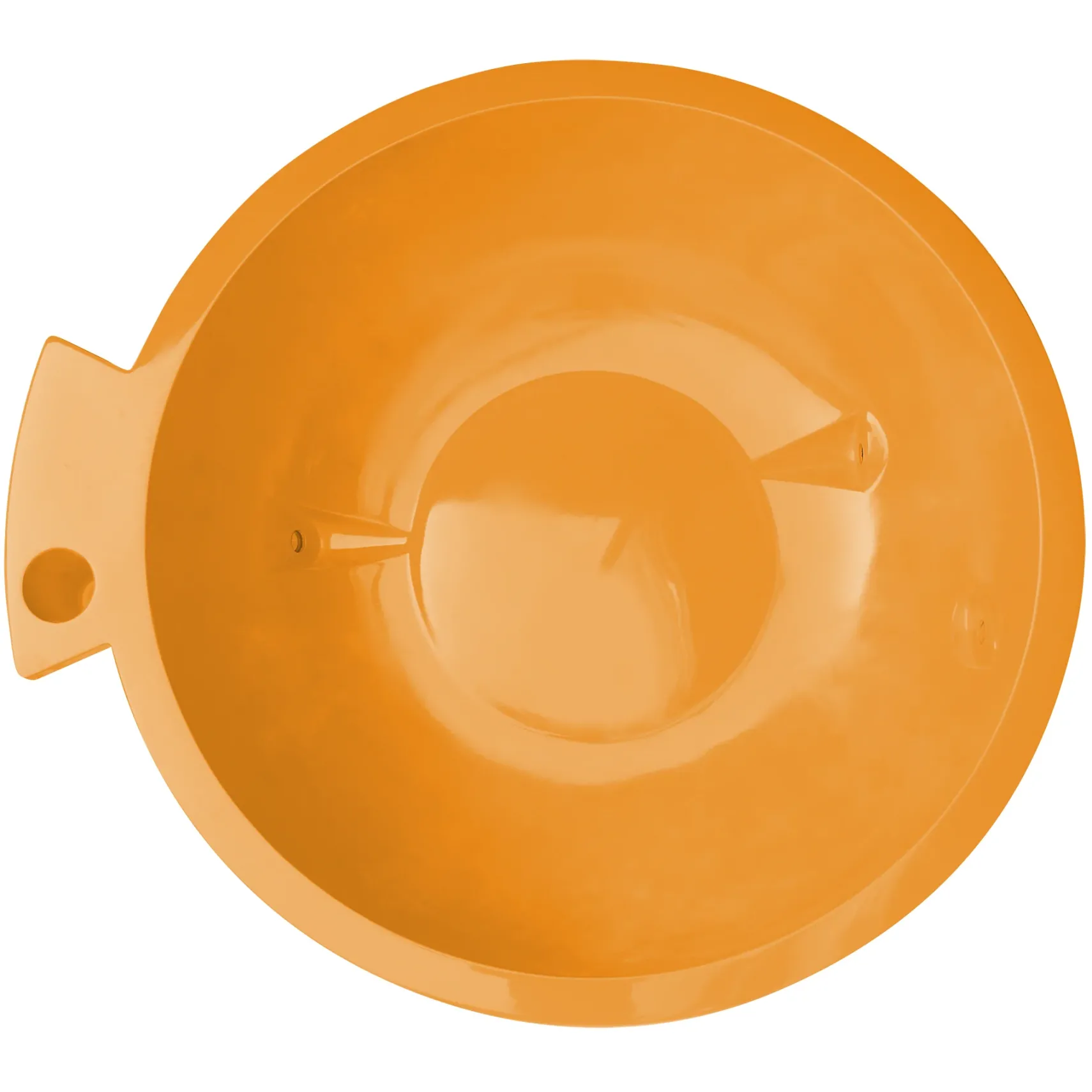 ALFI brand 63" Acrylic Free Standing Circle Bathtub, Orange, FireHotTub-OR