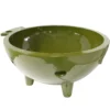 ALFI brand 63" Acrylic Free Standing Circle Bathtub, Olive Green, FireHotTub-OG