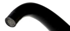 ALFI brand 1.2 GPM Lever Curved Spout Bathroom Faucet, Modern, Black Matte, AB1572-BM