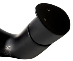 ALFI brand 1.2 GPM Lever Curved Spout Bathroom Faucet, Modern, Black Matte, AB1572-BM