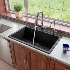 ALFI brand 1.8 GPM Lever Gooseneck Spout Touch Kitchen Faucet, Gray, Pull Down, Polished Chrome, Traditional, ABKF3783-PC