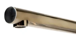 ALFI brand 1.7 GPM Lever Gooseneck Double Spout Touch Kitchen Faucet, Modern, Gray, Brushed Nickel, ABKF3787-BN