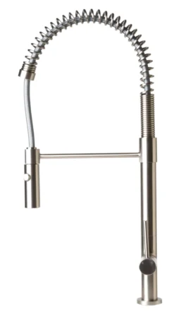 ALFI brand 1.8 GPM Lever Gooseneck Spout Touch Kitchen Faucet, Modern, Gray, Brushed Nickel, ABKF3732-BN