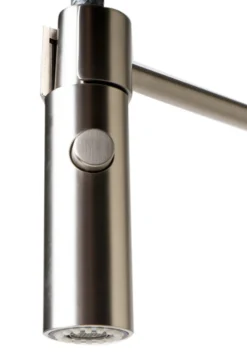 ALFI brand 1.8 GPM Lever Gooseneck Spout Touch Kitchen Faucet, Modern, Gray, Brushed Nickel, ABKF3732-BN