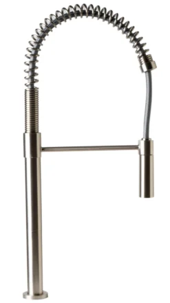 ALFI brand 1.8 GPM Lever Gooseneck Spout Touch Kitchen Faucet, Modern, Gray, Brushed Nickel, ABKF3732-BN