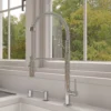 ALFI brand 1.8 GPM Lever Gooseneck Spout Touch Kitchen Faucet, Modern, Gray, Polished Chrome, ABKF3732-PC