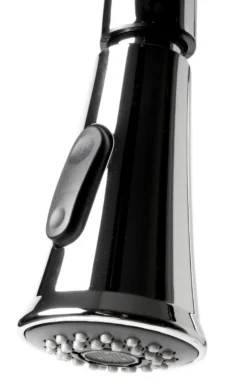 ALFI brand 1.8 GPM Lever Gooseneck Spout Touch Kitchen Faucet, Modern, Gray, Pull Down, Polished Chrome, ABKF3480-PC