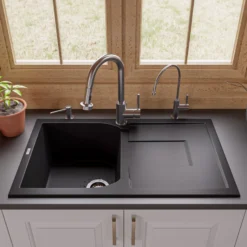 ALFI brand 1.66 GPM Lever Gooseneck Spout Touchless Kitchen Faucet, Modern, Gray, Pull Down, Brushed Nickel, ABKF3262-BN