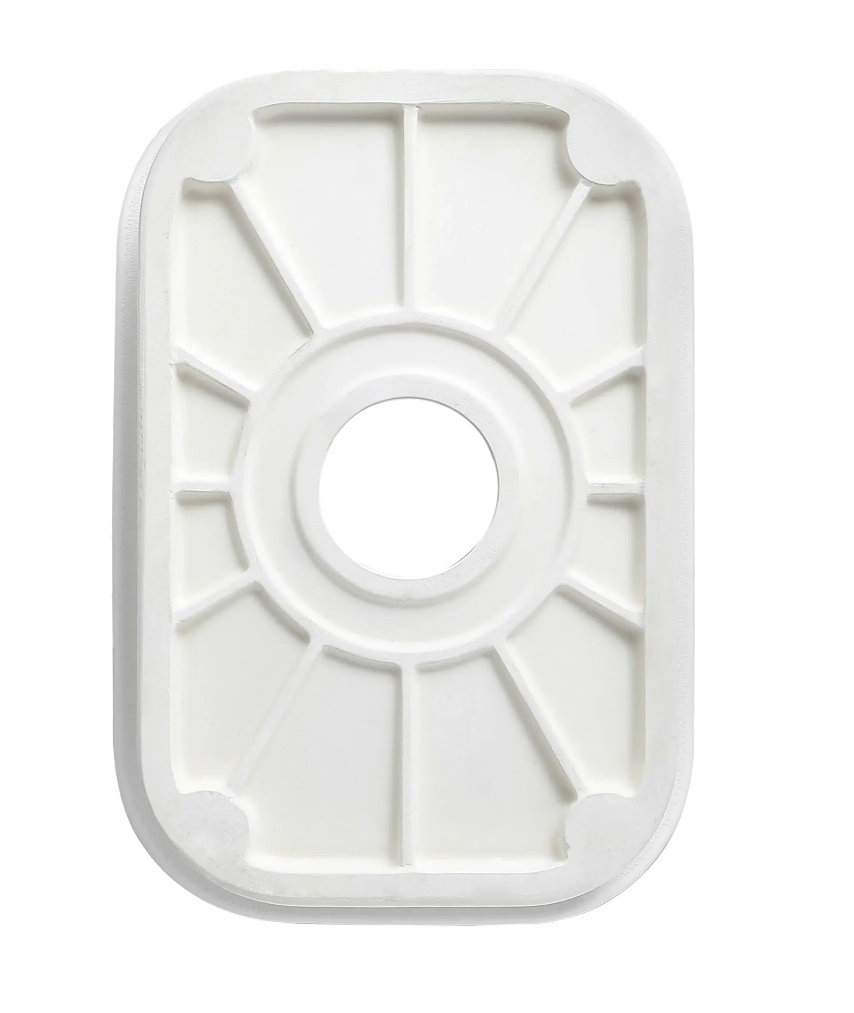 ALFI brand 19" Rectangle Fireclay Bar/Prep Sink, White, ABF1319UD-W