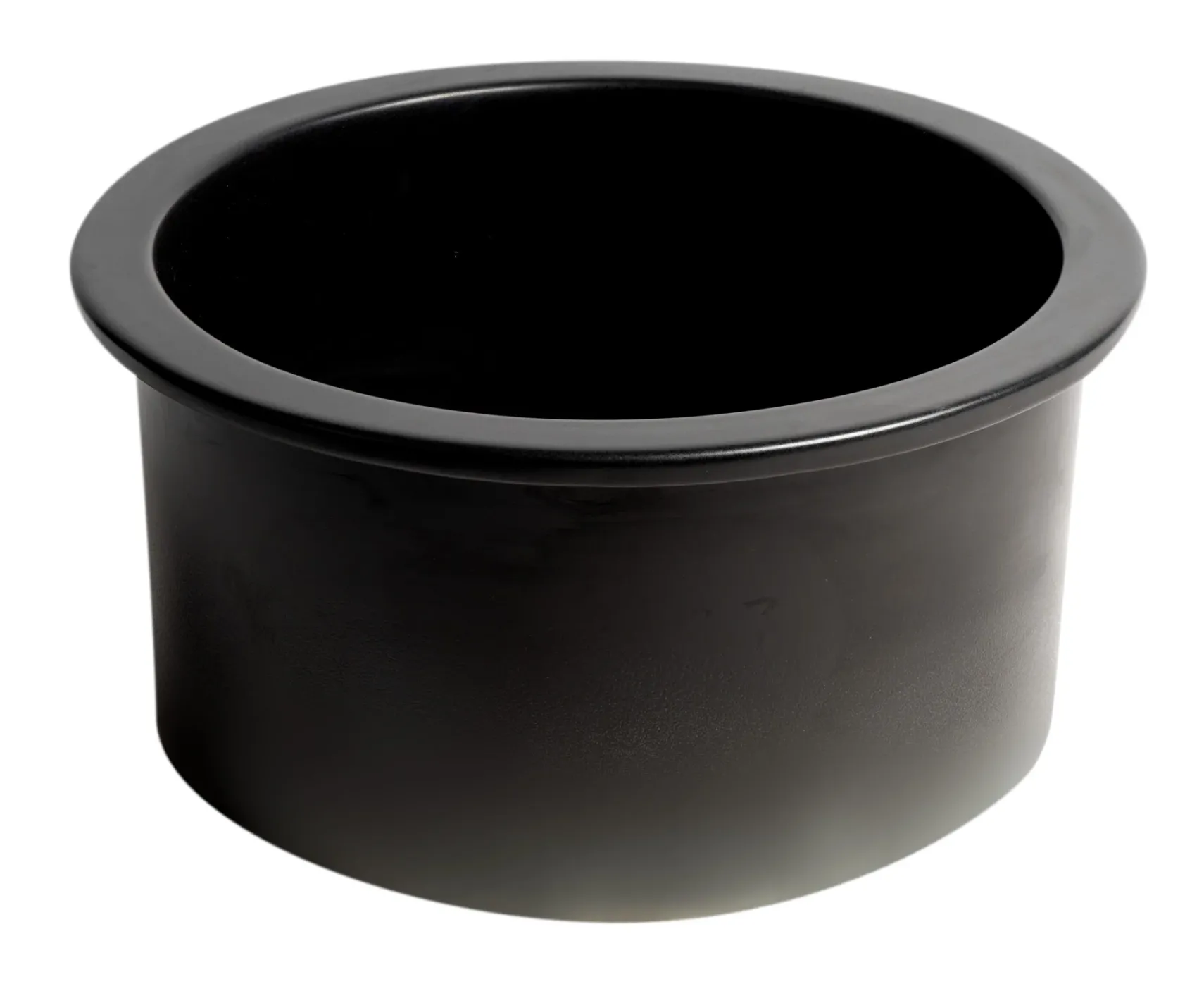 ALFI brand 19" Round Fireclay Bar/Prep Sink, Black Matte, ABF1818R-BM