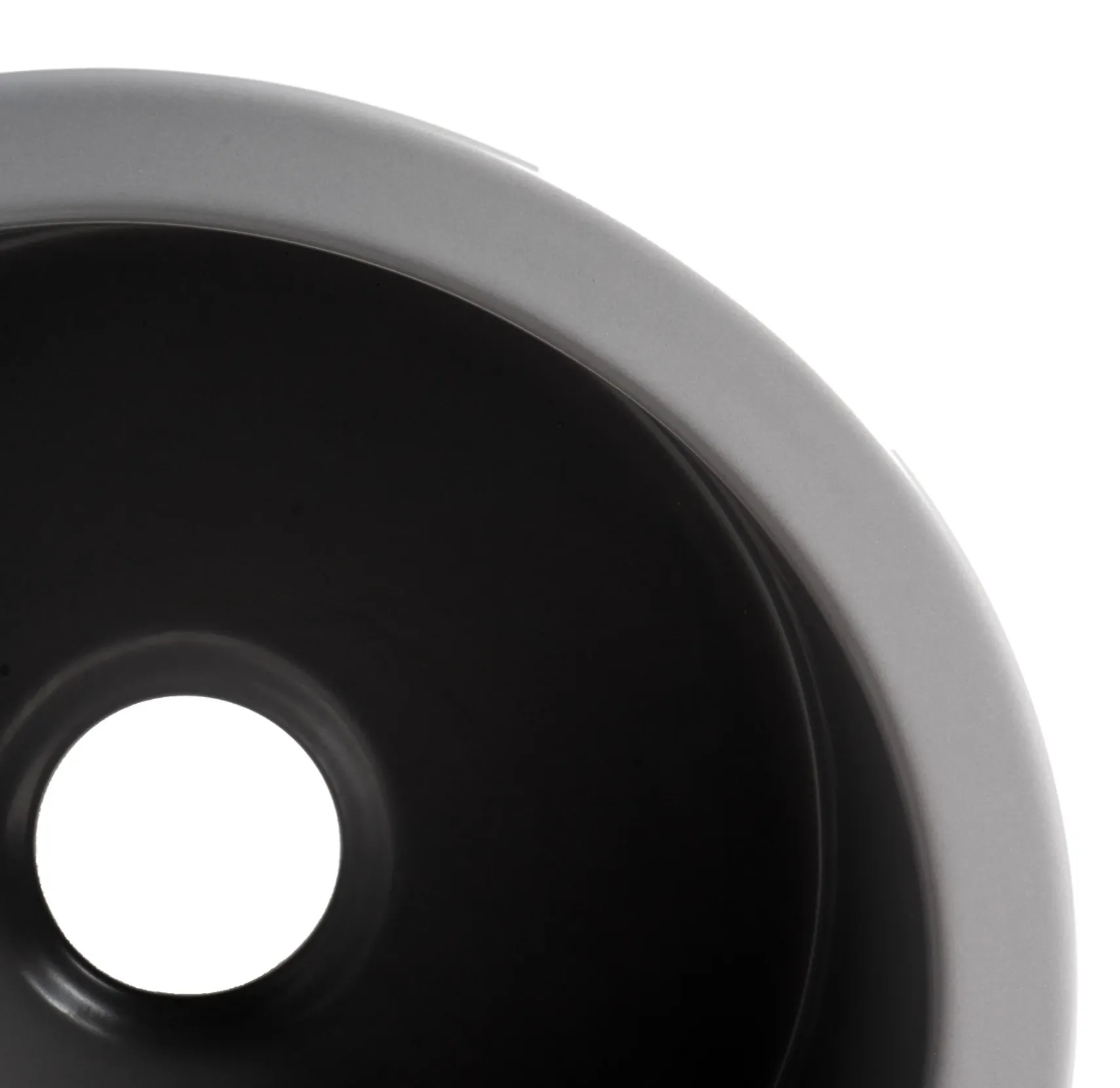 ALFI brand 19" Round Fireclay Bar/Prep Sink, Gray Matte, ABF1818R-GM
