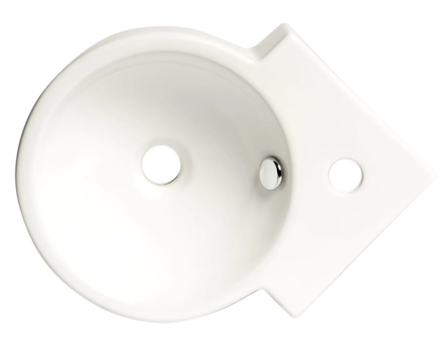 ALFI brand 17.38" x 12" Oval Wall Mount Porcelain Bathroom Sink, White, 1 Faucet Hole, ABC121
