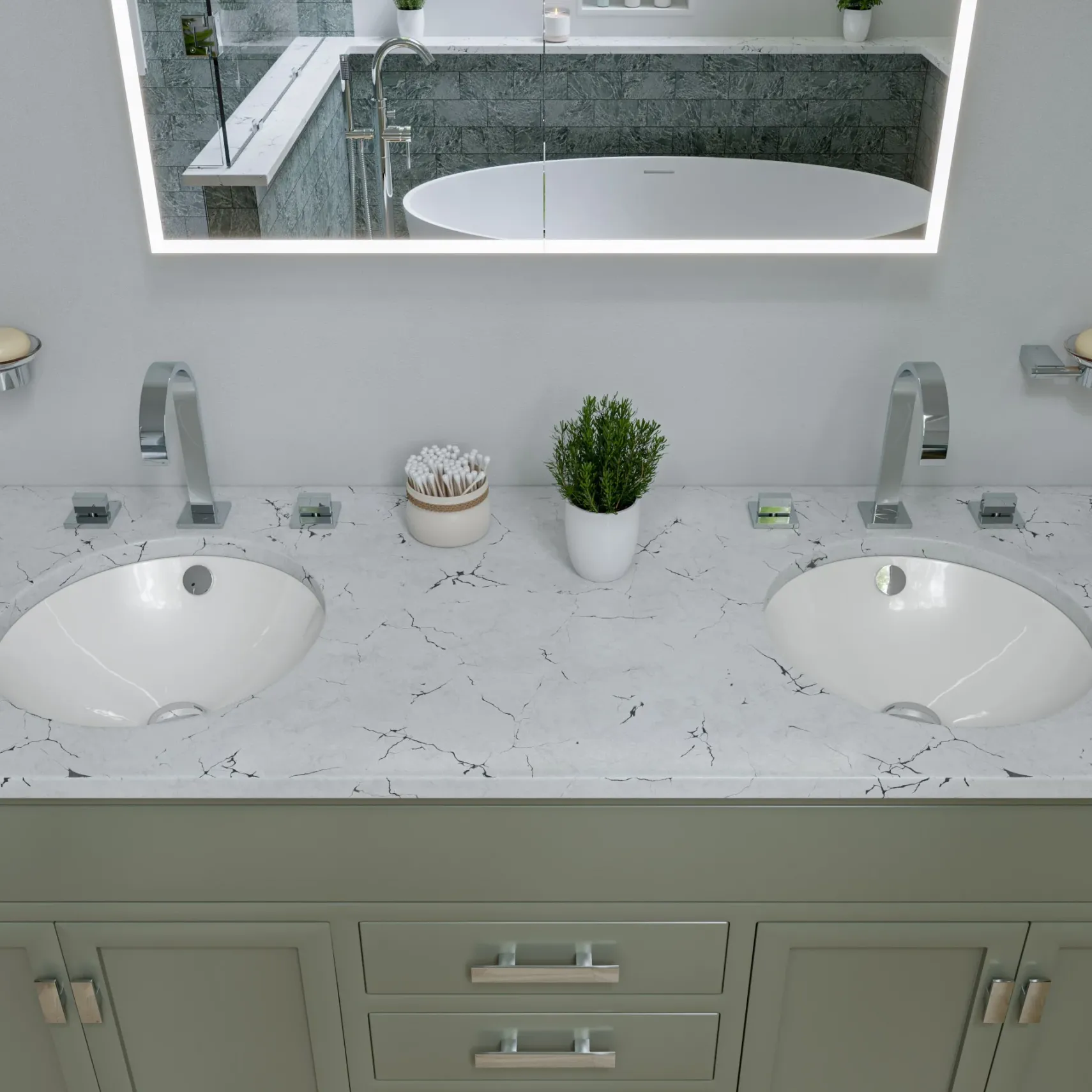 ALFI brand 16.88" x 16.88" Round Under Mount Porcelain Bathroom Sink, White, No Faucet Hole, ABC601