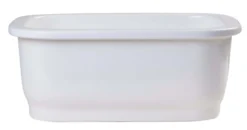 ALFI brand AB1218 Small Rectangular Fireclay Undermount or Drop In Prep / Bar Sink