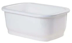 ALFI brand AB1218 Small Rectangular Fireclay Undermount or Drop In Prep / Bar Sink