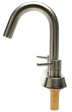 ALFI brand AB1400-BN Brushed Nickel Two-Handle 4'' Centerset Bathroom Faucet