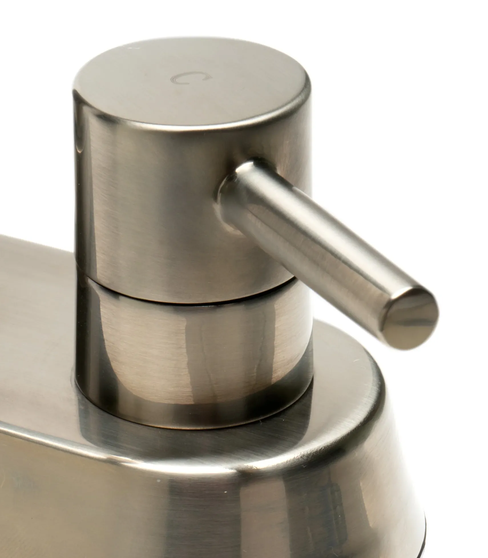 ALFI brand AB1400-BN Brushed Nickel Two-Handle 4'' Centerset Bathroom Faucet