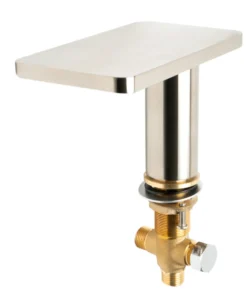 ALFI brand AB2879-BN Brushed Nickel Deck Mounted Tub Filler with Hand Held Showerhead