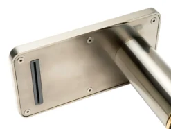 ALFI brand AB2879-BN Brushed Nickel Deck Mounted Tub Filler with Hand Held Showerhead