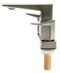 ALFI brand AB1020-BN Brushed Nickel Two-Handle 4'' Centerset Bathroom Faucet