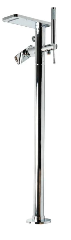 ALFI brand AB2875-PC Polished Chrome Free Standing Floor Mounted Bath Tub Filler