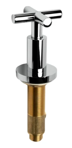 ALFI brand AB2503-PC Polished Chrome Deck Mounted Tub Filler with Hand Held Showerhead