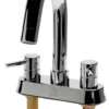 ALFI brand AB1400-PC Polished Chrome Two-Handle 4'' Centerset Bathroom Faucet