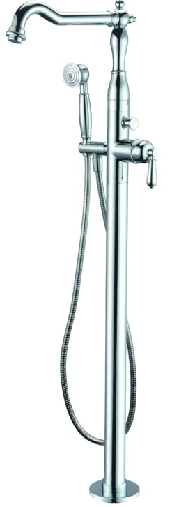 ALFI brand AB2553-PC Polished Chrome Free Standing Floor Mounted Bath Tub Filler