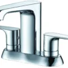 ALFI brand AB1493-PC Polished Chrome Two-Handle 4'' Centerset Bathroom Faucet