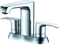 ALFI brand AB1493-PC Polished Chrome Two-Handle 4'' Centerset Bathroom Faucet