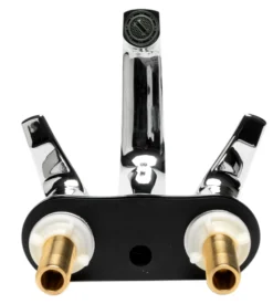 ALFI brand AB1493-PC Polished Chrome Two-Handle 4'' Centerset Bathroom Faucet