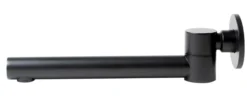 ALFI brand Brass, AB6601-BM Black Matte Round Foldable Tub Spout