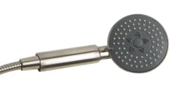 ALFI brand Brass, AB2758-BN Brushed Nickel Floor Mounted Tub Filler + Mixer /w additional Hand Held Shower Head