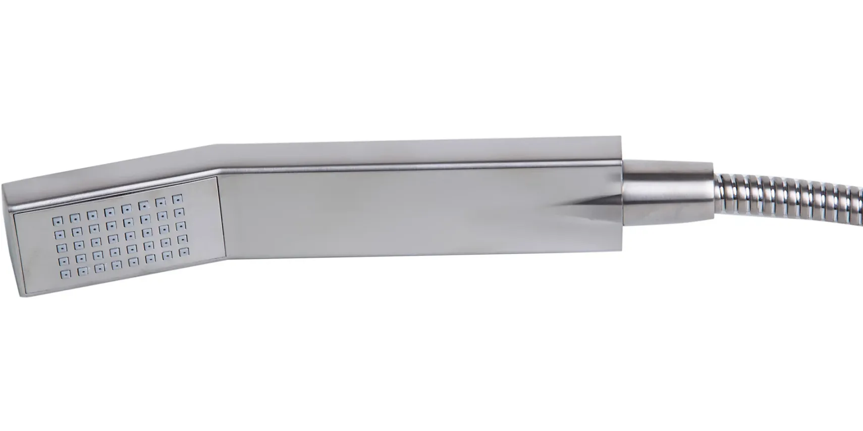 ALFI brand Brass, AB2180-BN Brushed Nickel Single Lever Floor Mounted Tub Filler Mixer w Hand Held Shower Head