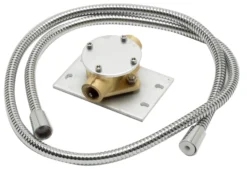 ALFI brand Brass, AB2475-PC Polished Chrome Single Hole Floor Mounted Tub Filler