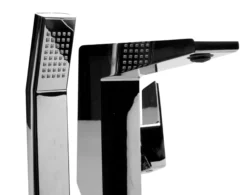 ALFI brand Brass, AB2475-PC Polished Chrome Single Hole Floor Mounted Tub Filler