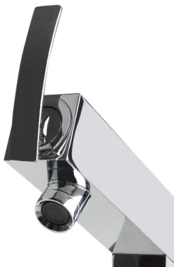 ALFI brand Brass, AB2728-PC Polished Chrome Floor Mounted Tub Filler + Mixer /w additional Hand Held Shower Head