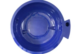 ALFI brand Circle Bathtub, Dark Blue, FireHotTub-DB