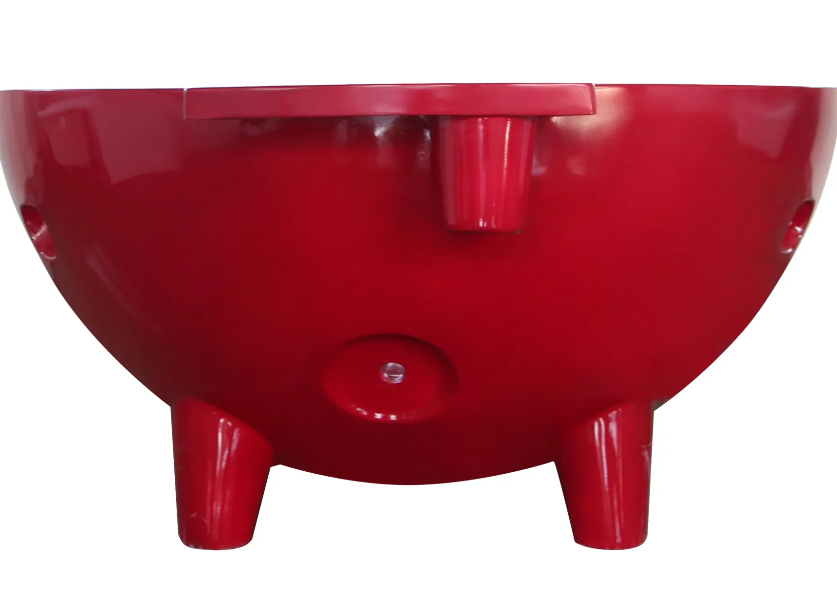 ALFI brand Circle Bathtub, Red, FireHotTub-RW