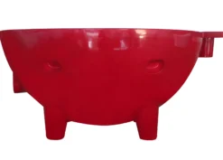 ALFI brand Circle Bathtub, Red, FireHotTub-RW