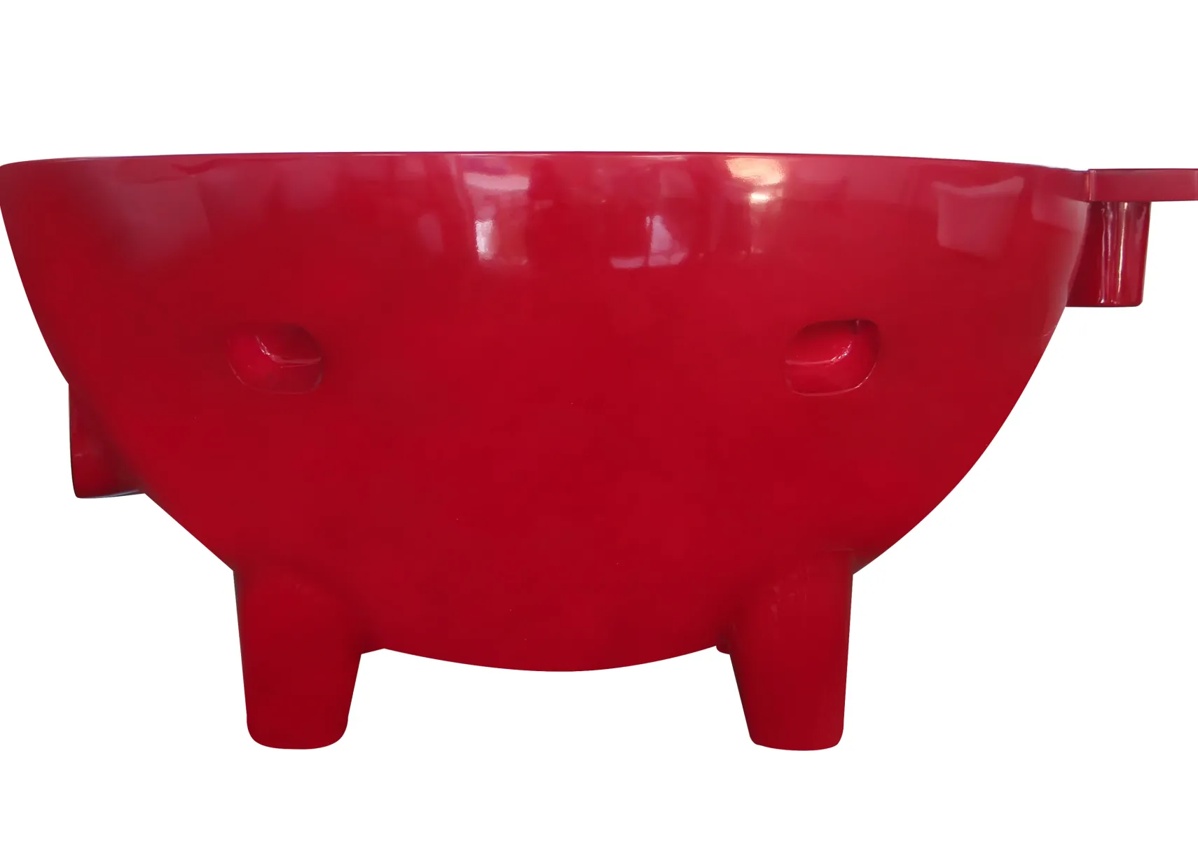 ALFI brand Circle Bathtub, Red, FireHotTub-RW