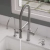 ALFI Brushed Gooseneck Single Hole Faucet, AB2015