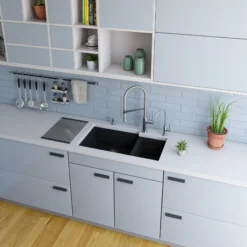 ALFI Brushed Gooseneck Single Hole Faucet, AB2015