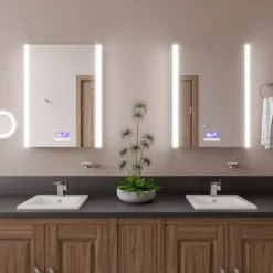 ALFI Brushed Nickel Modern Single Hole Bathroom Faucet, AB1470-BN