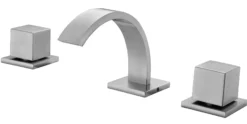 ALFI Brushed Nickel Modern Widespread Bathroom Faucet, AB1326-BN