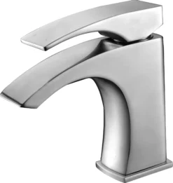 ALFI Brushed Nickel Single Lever Bathroom Faucet, AB1586-BN