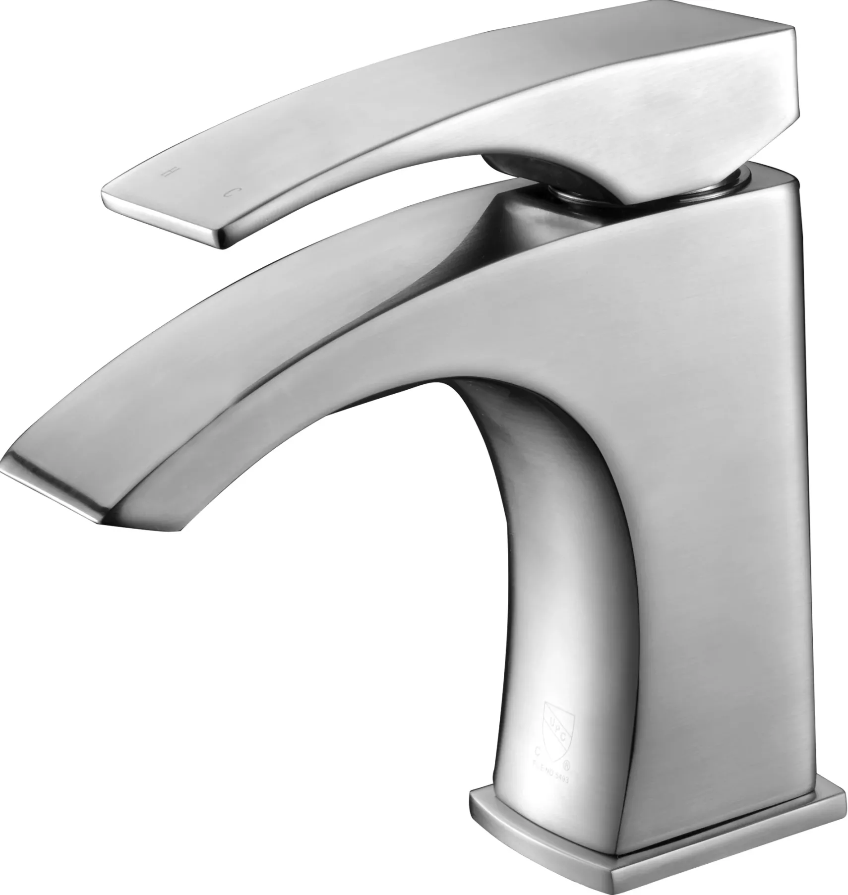 ALFI Brushed Nickel Single Lever Bathroom Faucet, AB1586-BN