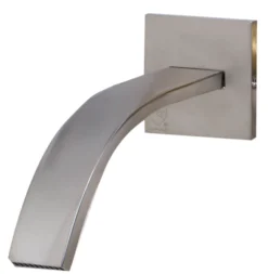 ALFI Brushed Nickel Single Lever Wallmount Bathroom Faucet, AB1256-BN